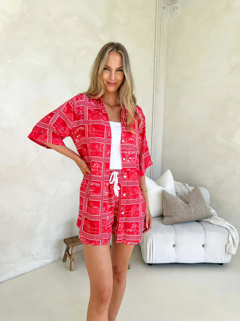 Aria Set in Port Vila Print