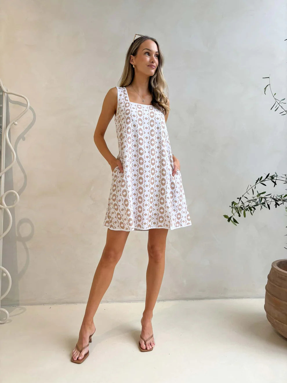 Frankie Dress - Bare Print
