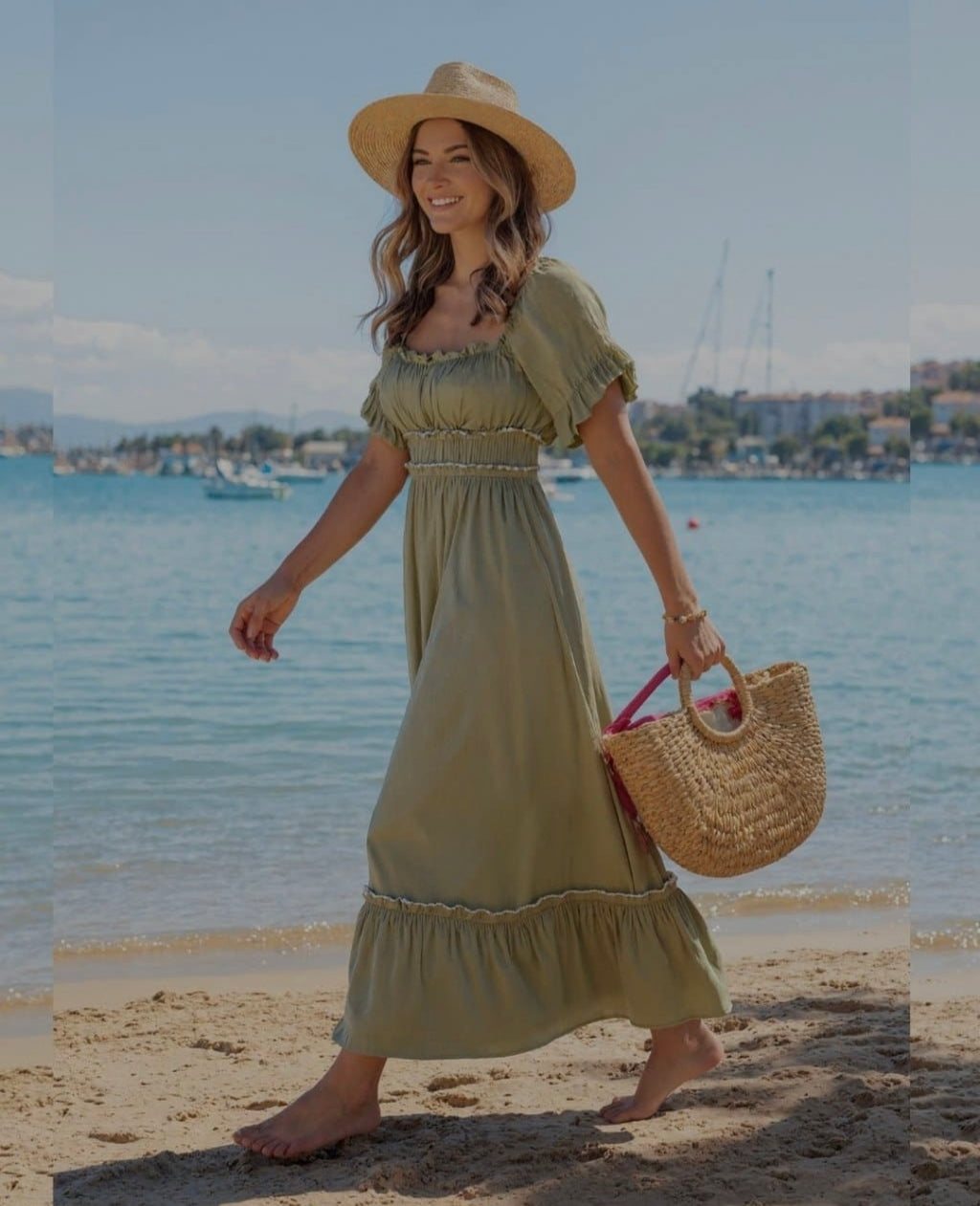 Ruffle Maxi