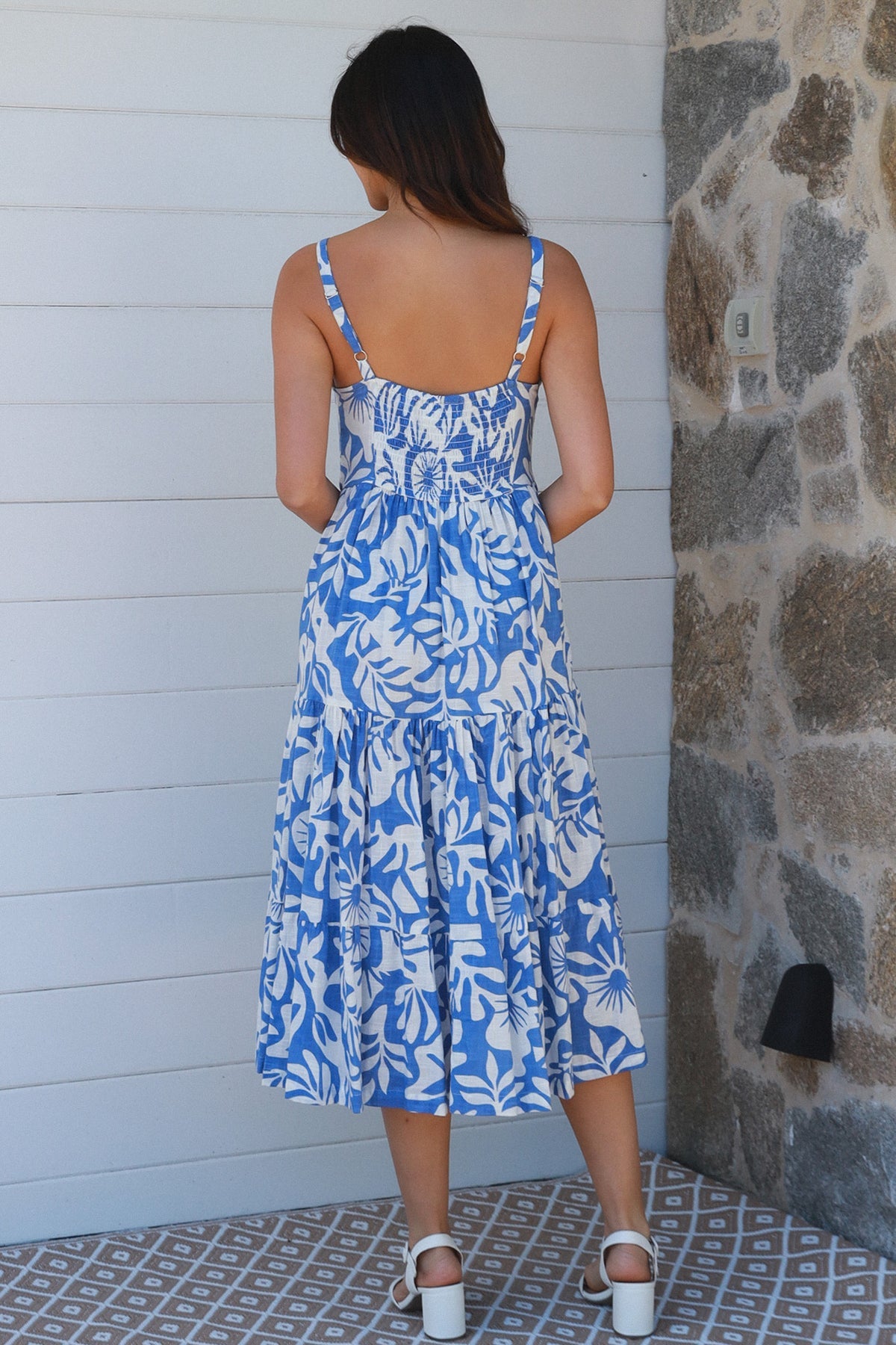 The Roman Blue Midi