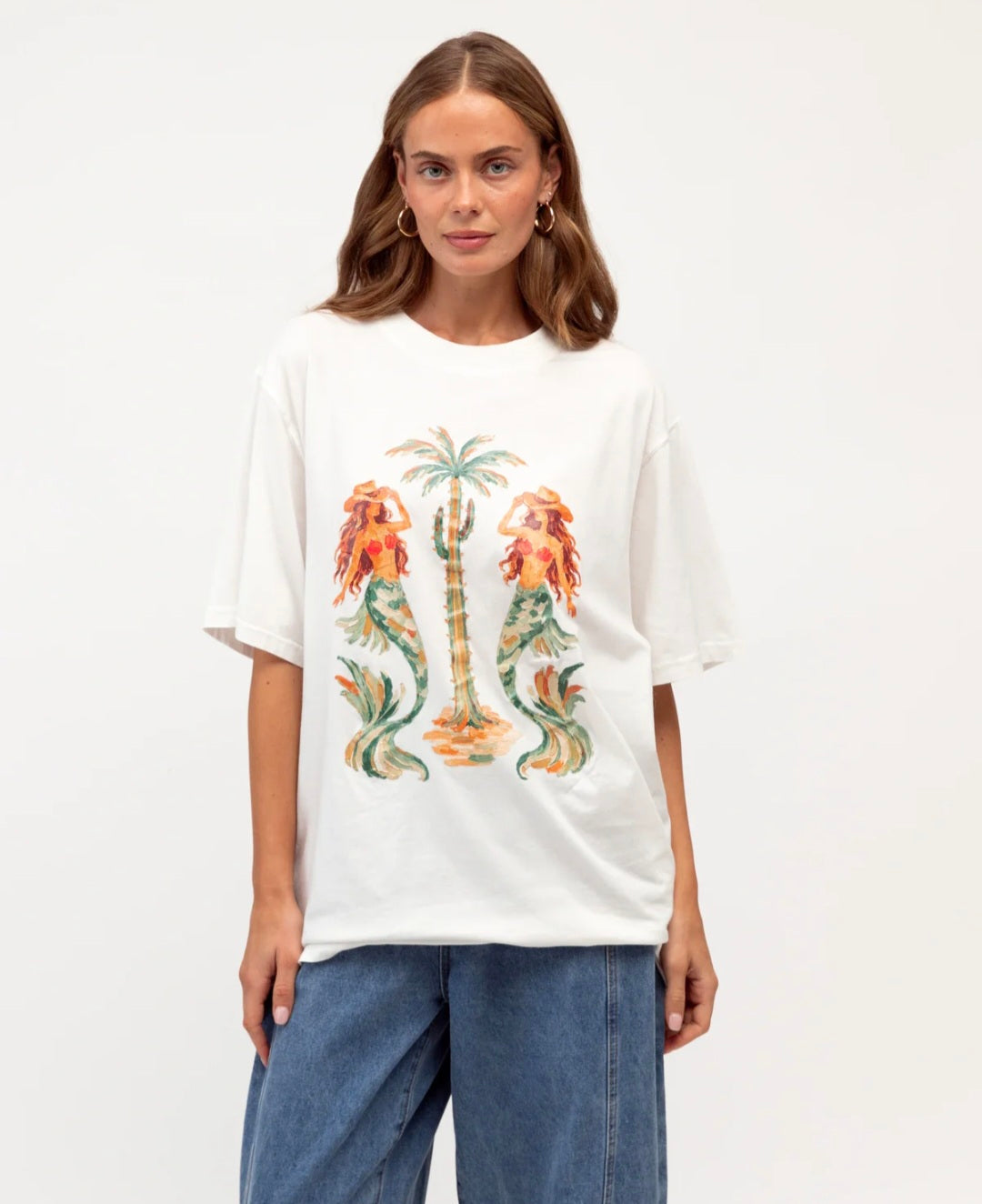 Mermaid Cowboy Tee