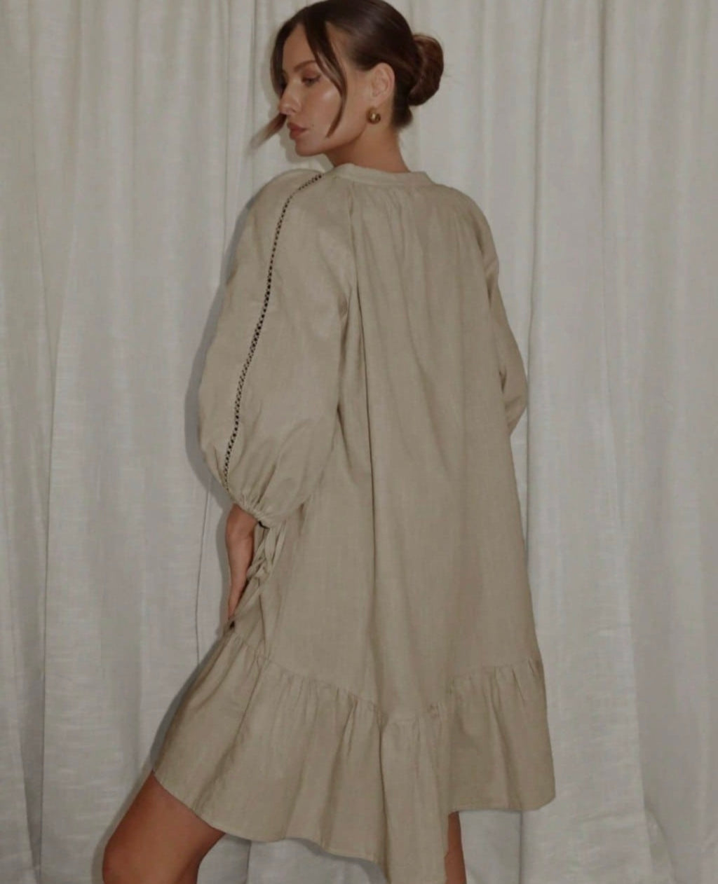 Linen Neutral Dress