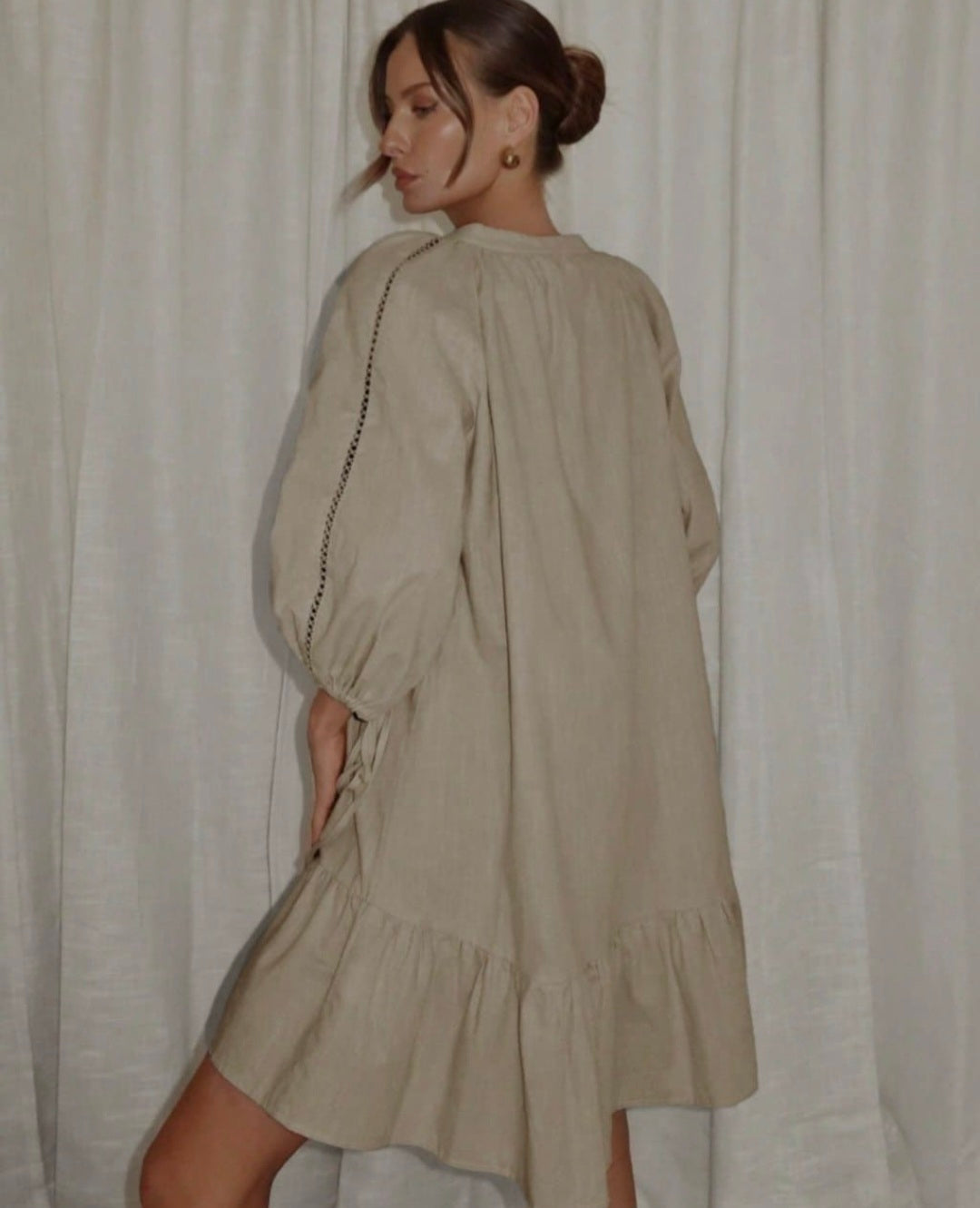 Linen Neutral Dress
